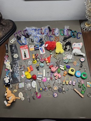  Keychain And Charms Lot Disney, Nintendo, Ty Beanie Baby Coke Lego Pixar 
