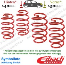 Tieferlegungsfedern 45-50mm & 35-40mm u.a.: VW Golf VI Cabriolet 517 2011-2016