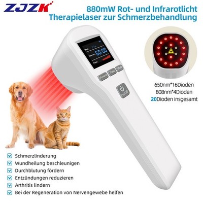 Rotlicht Laser Therapie Gerät für Schmerzlinderung Menschen Haustier Home Use
