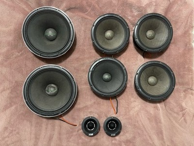 2 pairs of AP-M61AE 6.5 inch 1 pair of AP-M81AC 8 inch 1 pair of AT-32 tweeters