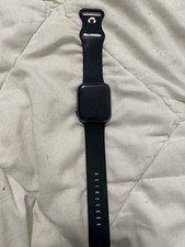 Apple Watch Series 6 44mm Space Grau Aluminiumgehäuse mit Schwarz Sportarmband
