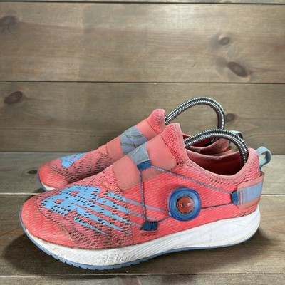 new balance fuelcore boa kids youth size 4 shoes pink athletic running sneakers