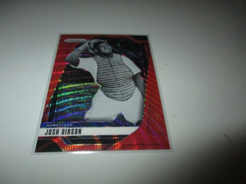 Josh Gibson [Ruby Wave Prizm] #144 card