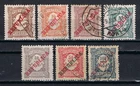Portugal, 1911, Porteado  Af. 14 a 20 Used/1 MH  set complet CV 25,50€ / $ 30.40