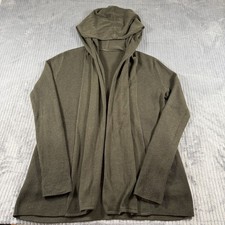 Lululemon Sundown Sweater Cardigan Wrap Olive Green Size 8 Cashmere Blend