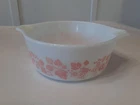Vintage Pyrex Pink Gooseberry 472 1 1/2 pt Round Casserole Dish No Lid USA Made