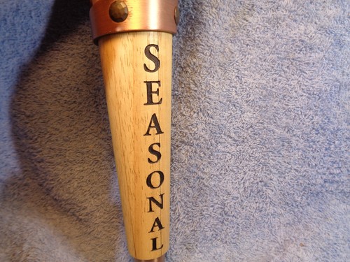SAMUEL ADAMS SEASONAL 3 Paper Inserts Octoberfest Lager Ale Tap Keg Draft Handle - Picture 7 of 13