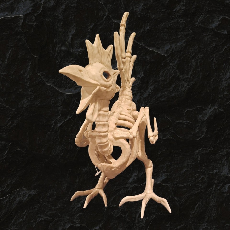 Red Shed Skeleton Rooster Halloween Decoration eBay