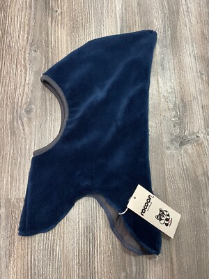 Racoon Schlupfmütze Räubermütze Harris Teddy Hood R1035-0811 Gr. 2/4 J blau NEU