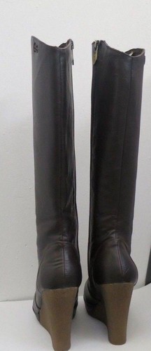 LPB LES P'TITES BOMBES BOTTES EN CUIR POINTURE FR40 COLORIS CHOCOLAT BRUN - Picture 5 of 12