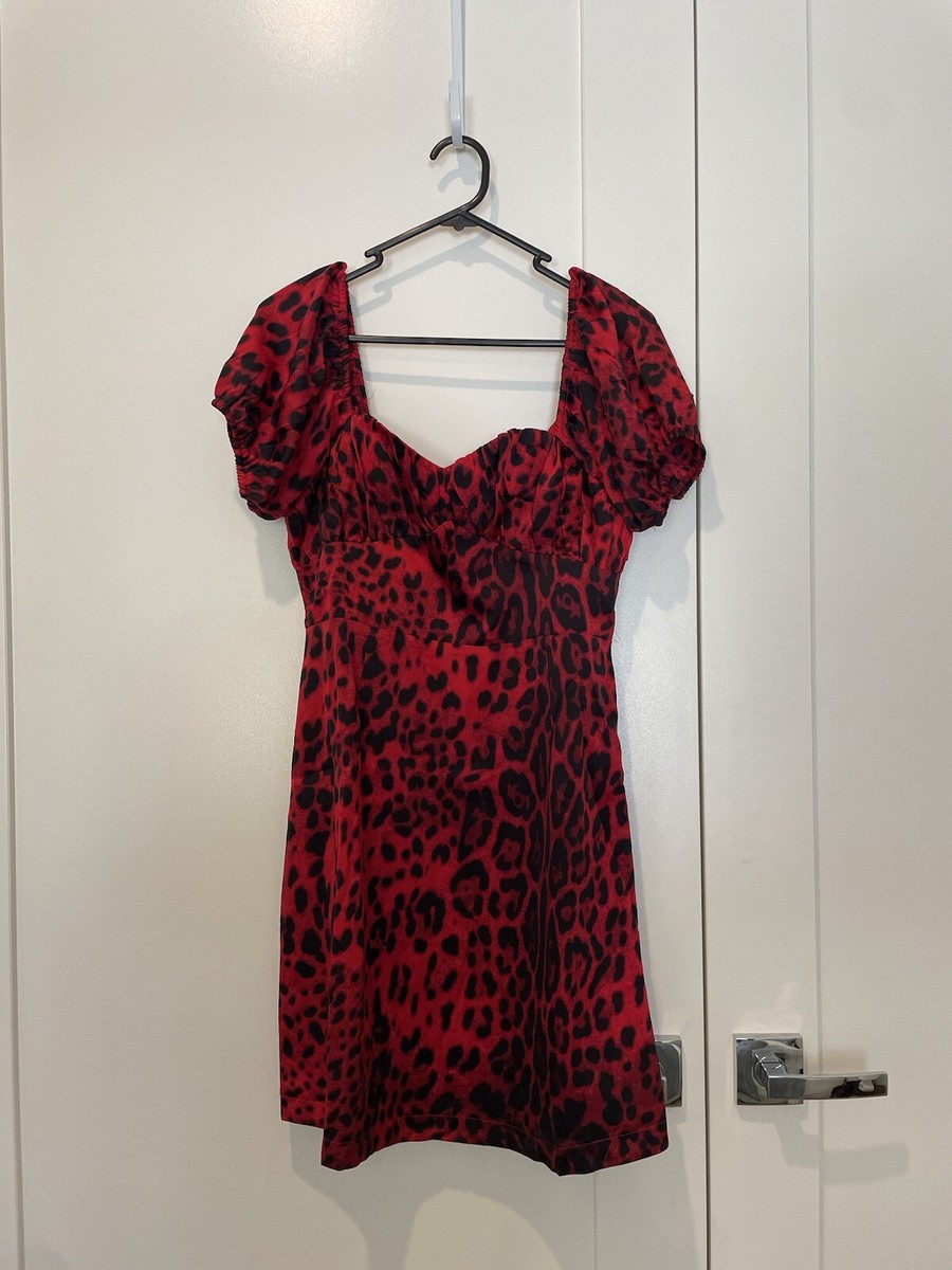 Dazie Red/Black Femme Fatale Mini Dress Size 12