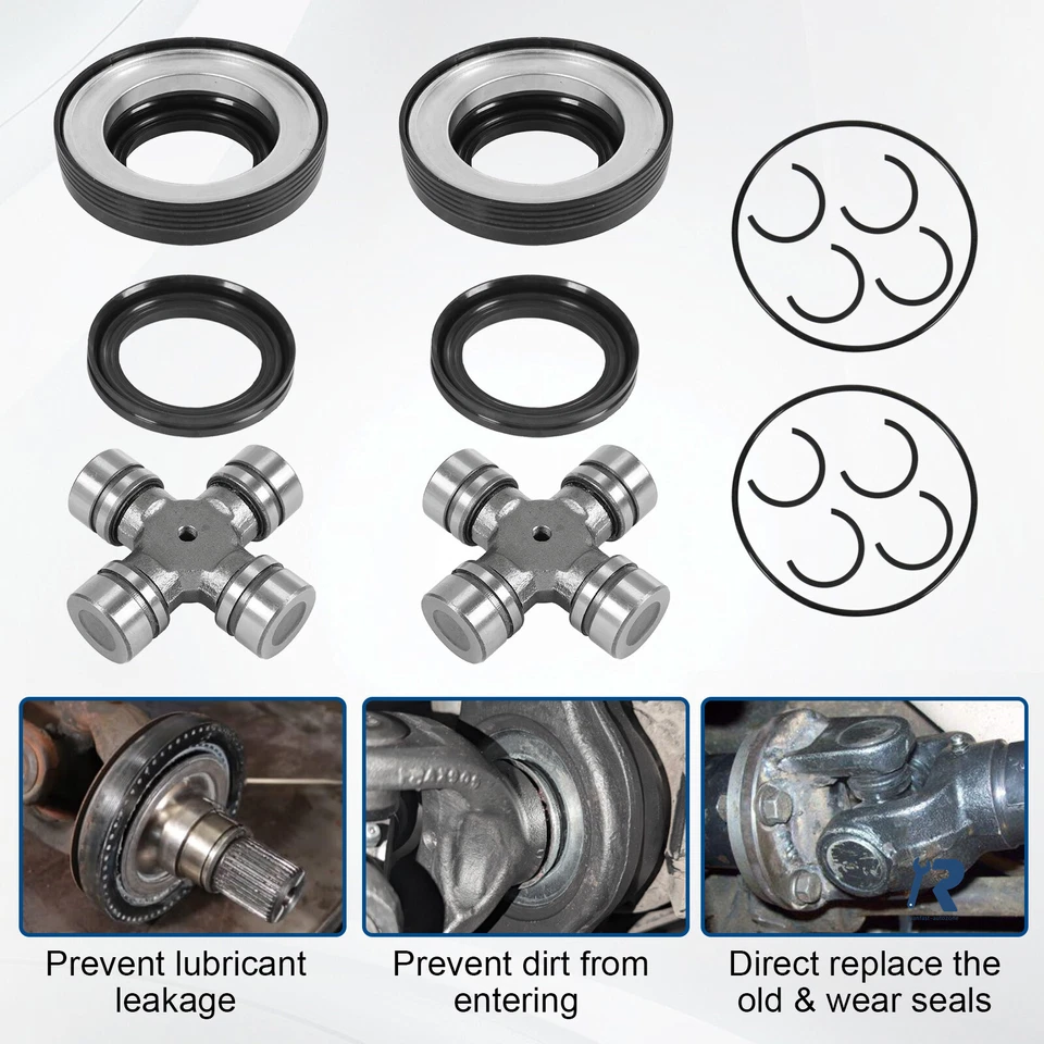 前轴密封和U接头套件适用于福特F250 F350 Super Duty DANA 50 60 98-05 — 第 2/4 张图片