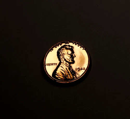 1942 Lincoln Wheat Cent Penny * Choice Proof Red *  XXW399