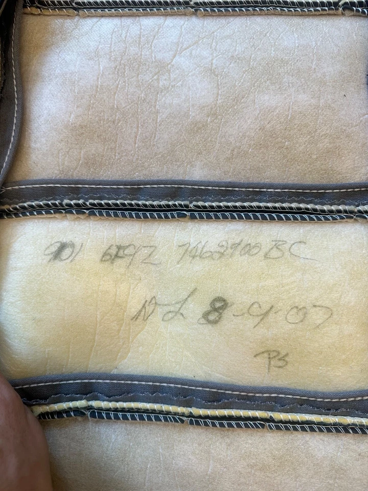 FUNDA ASIENTO FORD NEGRO FREESTYLE 2005-2007 CONDUCTOR DELANTERO ASIENTO TÉRMICO NUEVO OEM LH Foto 4 de 4