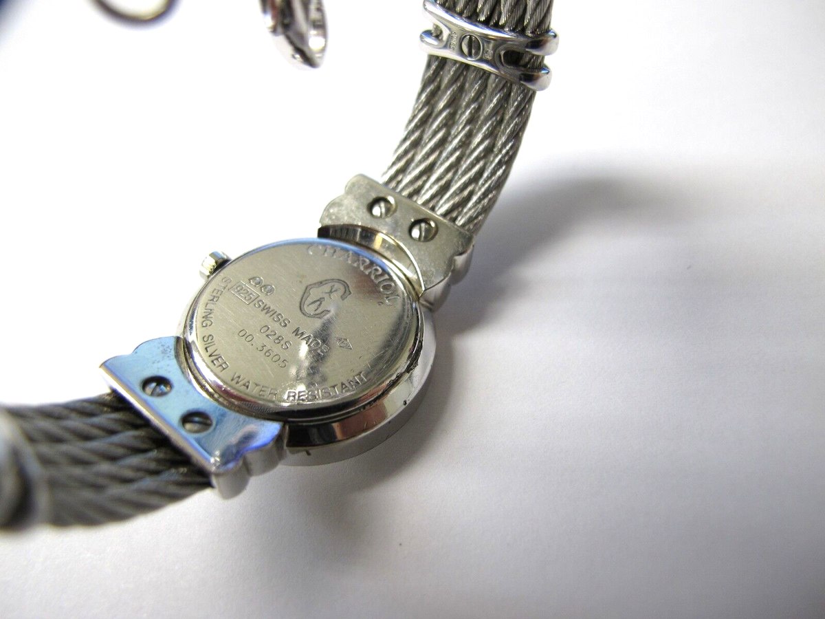 CHARRIOL ST TROPEZ STERLING SILVER WATCH WITH MOTHER OF  display picture 1