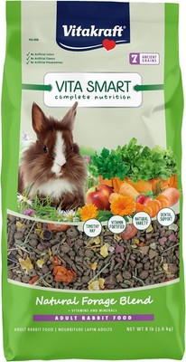 Vitakraft VitaSmart Complete Nutrition Pet Rabbit Food, 8 8 Pound (Pack of 1) 