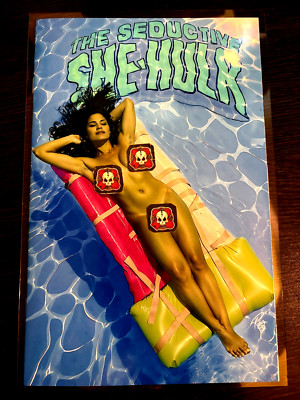 DEVIANT NATION #1 SEDUCTIVE SHE-HULK EXCLUSIVE NUDE COVER COA LTD 100 NM+