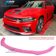 Fits 15-23 Dodge Charger Front Bumper Lip Protection Pink - Only Fit IKON Bumper