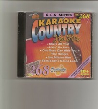 KARAOKE CHARTBUSTER CD G COUNTRY HOT HITS CBCDG VOL.268 DISC  20268