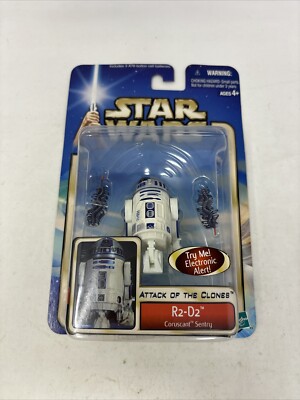 Star Wars SAGA 02-14 R2-D2 Coruscant Sentry Figure Hasbro 2002 Attack Clones