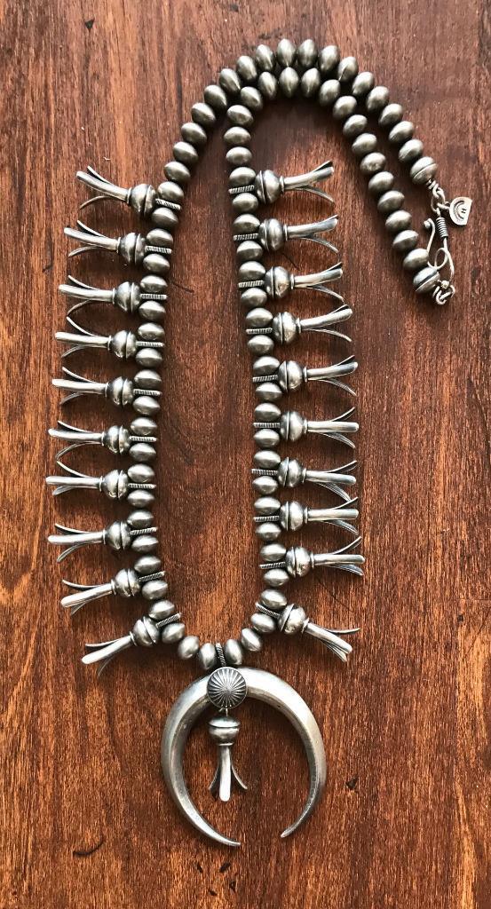 shukogei ichigo shaフラガールトークンネックレスアンティーク Forged SQUASH NECKLACE w/ NAJA PENDANT by Dennis Hogan  | eBay