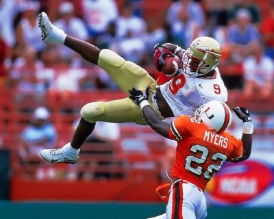 PETER WARRICK 8X10 PHOTO FLORIDA STATE SEMINOLES FSU PICTURE