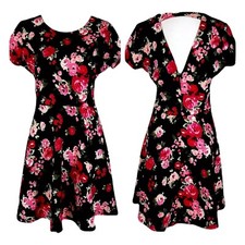 Almost Famous Dress Womens Large Floral Pink Summer Work Office Career Date