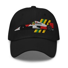 Ayrton Senna MP4 Embroidered Racing Baseball Cap