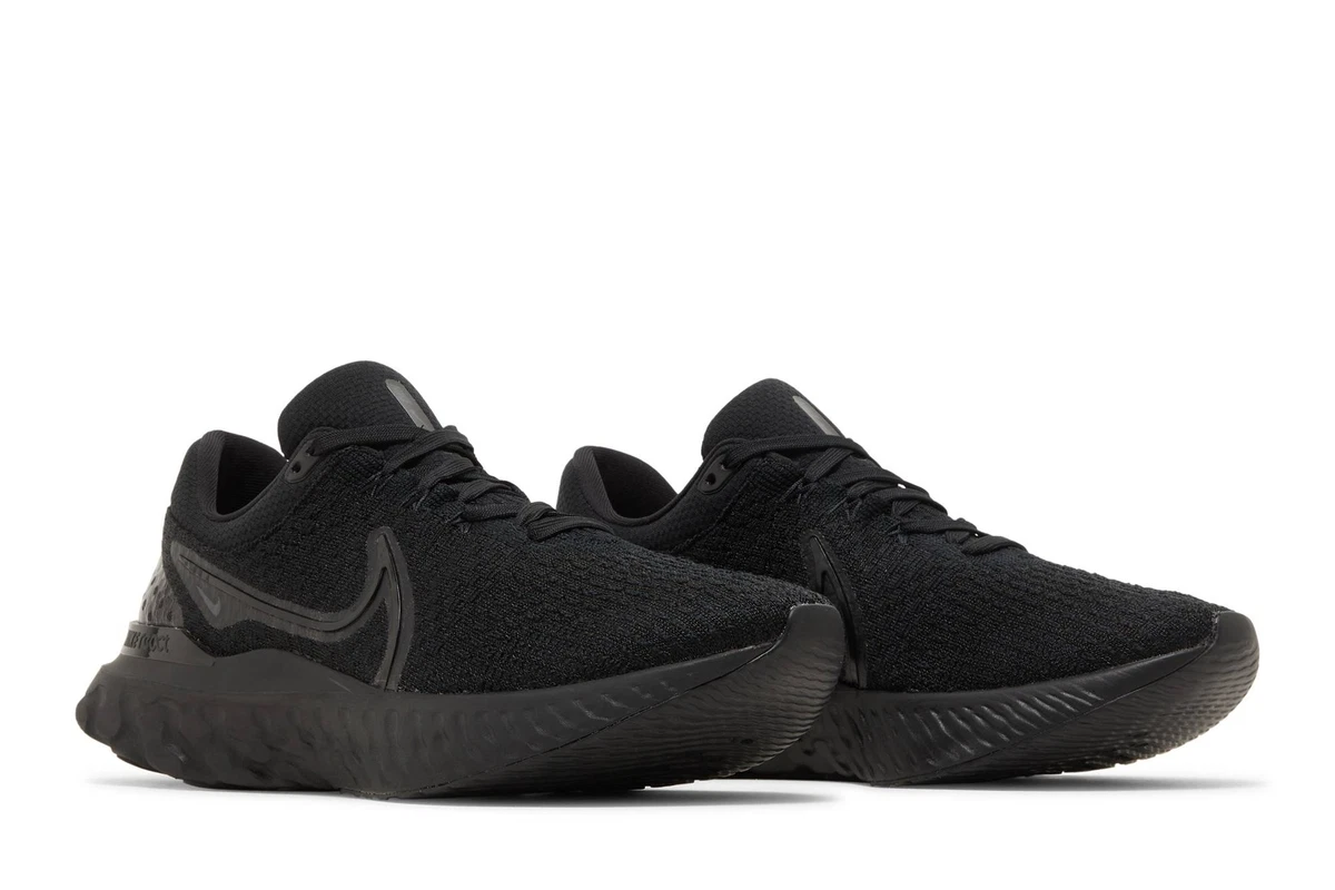Nike React Infinity Run Flyknit 3 'Triple Black' DH5392-005 | eBay