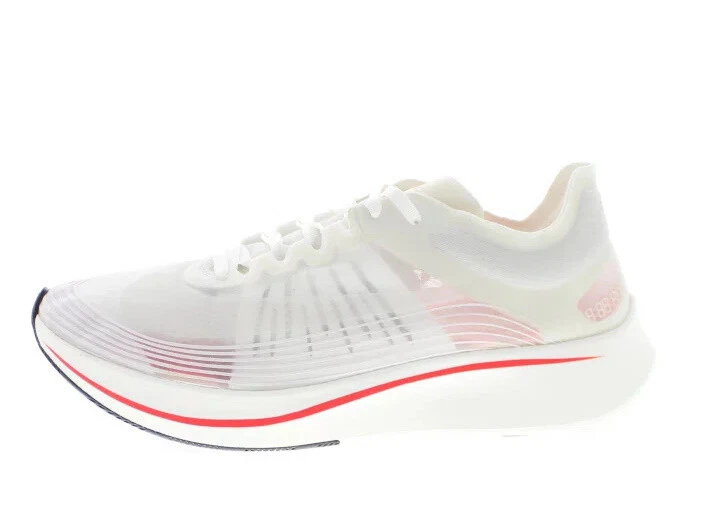 Samenwerken met Ga naar beneden Bemiddelaar NIKE ZOOM FLY SP aj9282-106 white/sail-bright crimson US9.5 Unworn Mint |  eBay