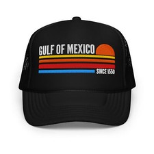 Gulf of Mexico hat Since 1550 embroidered gulf mexico Trucker Cap Summer beach
