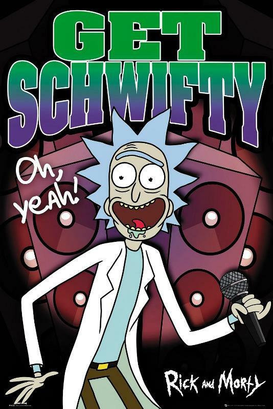 Rick And Morty : Schwifty - Maxi Poster 61 x 91.5 cm new and sealed