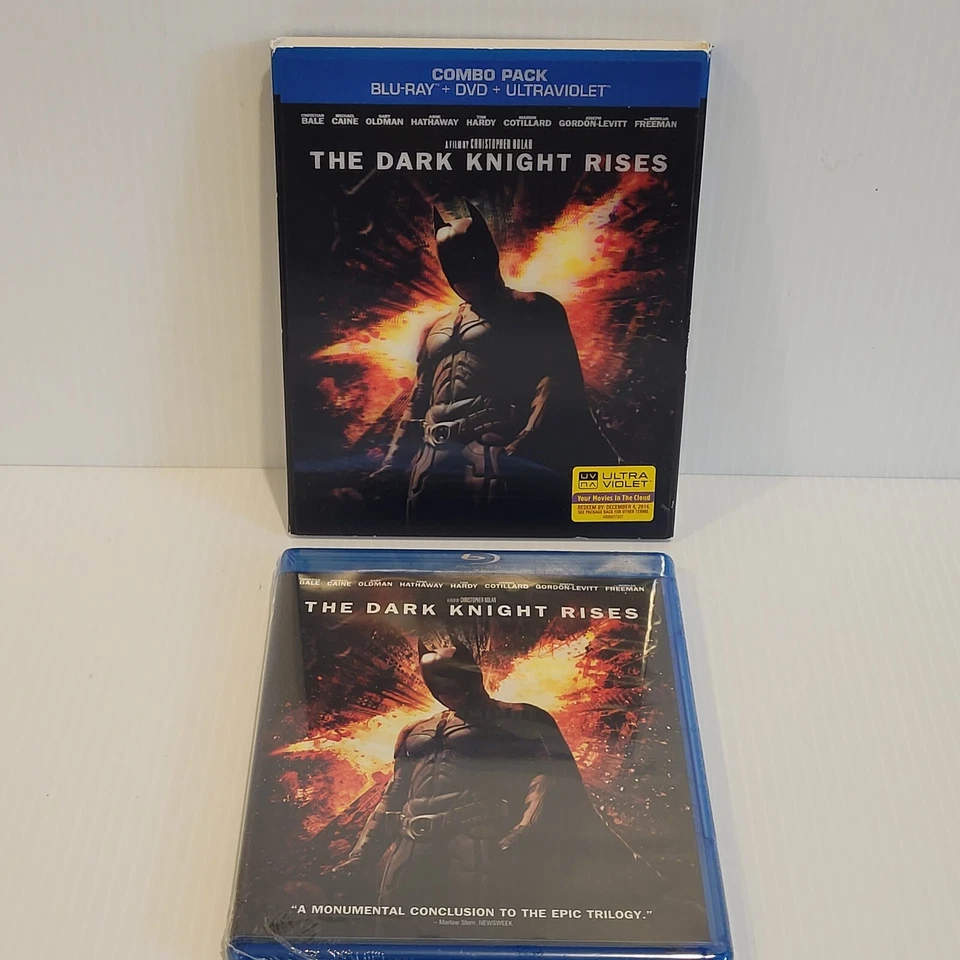 The Dark Knight Rises w/ Holographic 3D Slipcover Bluray DVD Ultraviolet 2012 - Image 2 of 4