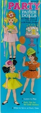 VNTG 1960S PARTY PAPER DOLL CUTE RARE UNCUT HD LASER Print Orig SizeNO.1  SLR