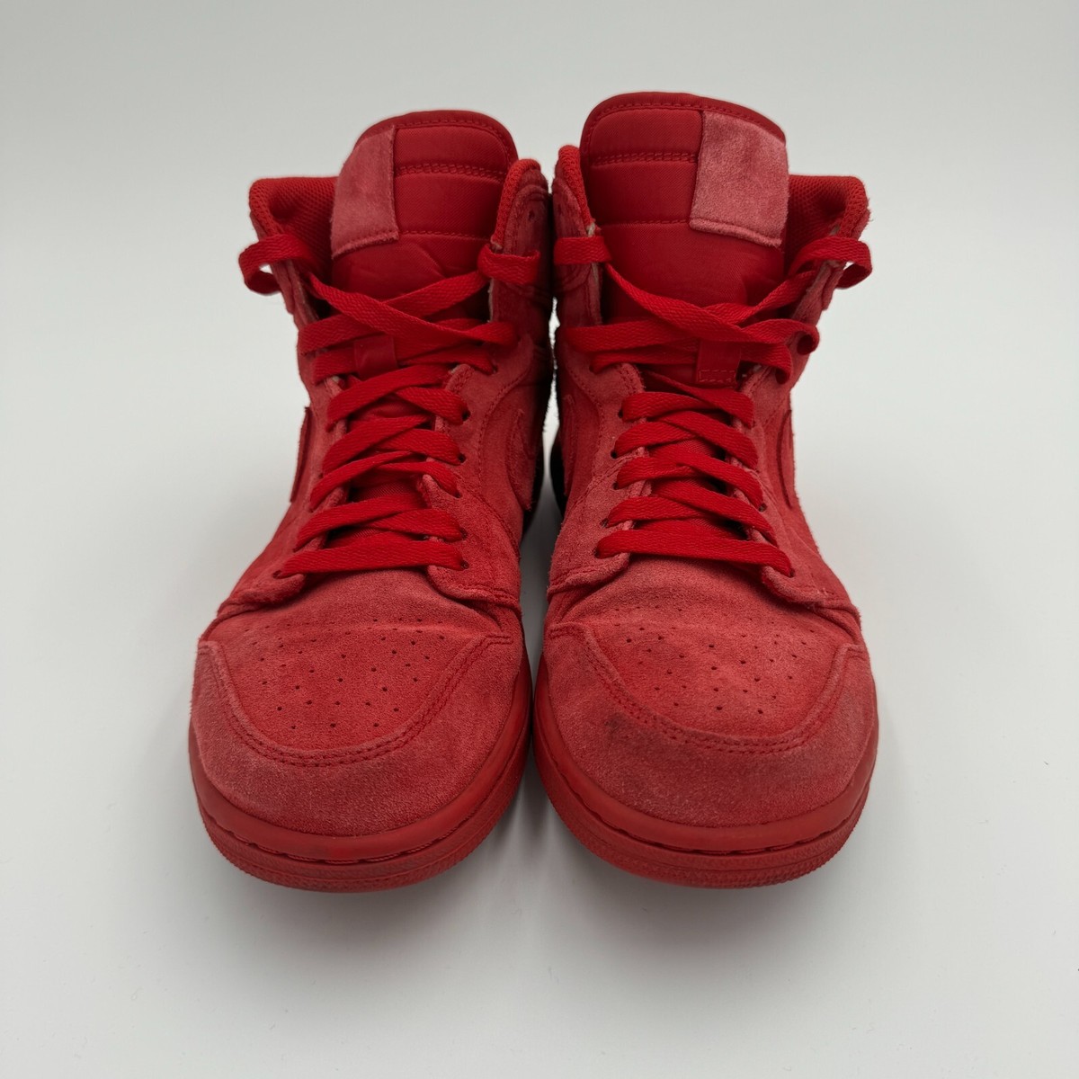 Size 9 - 2017 Jordan 1 Retro High 'Red Suede' - Mens | eBay