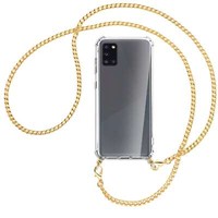 Handykette FüR Samsung Galaxy A31 Goldfarbene Kette (G) HüLle Mit Band Kordel