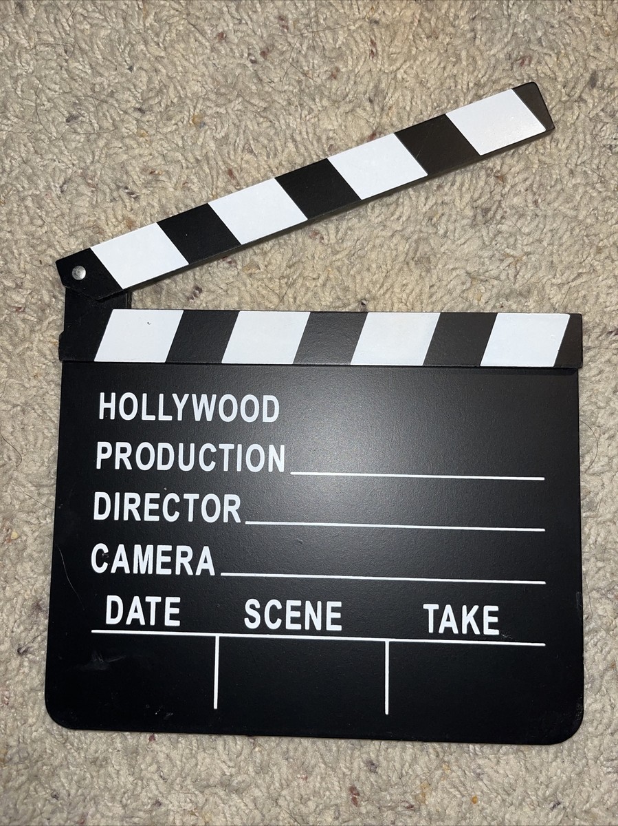 Lotto Da 6 Lavagnette Hollywood Clapper Board - Ciac Per Film, Regista, Insegnanti