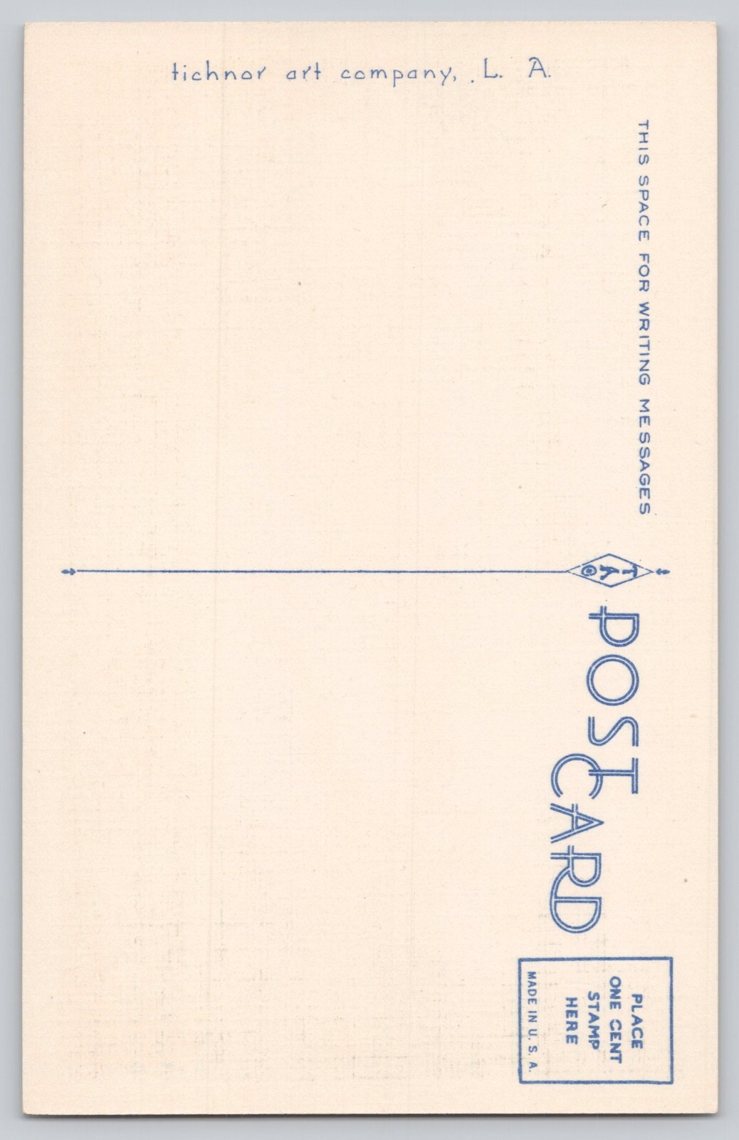 Postcard West Lake Park, Los Angeles, California