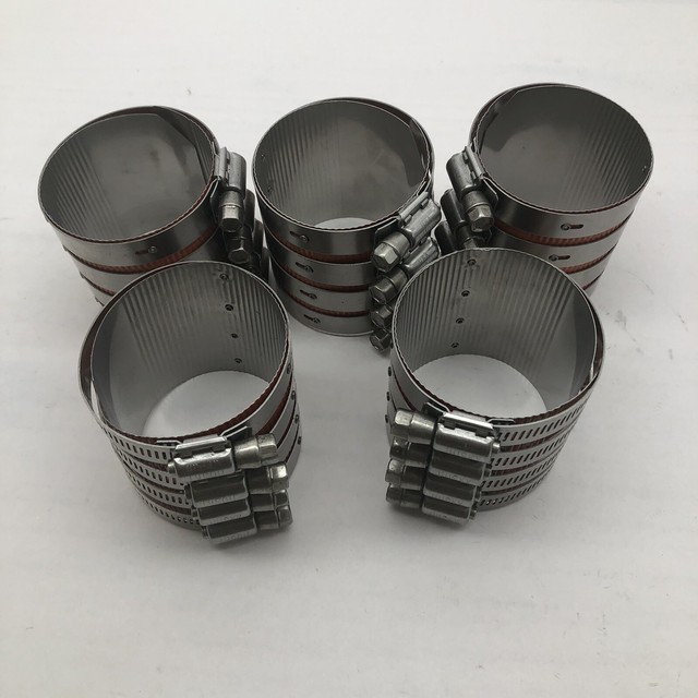 LOT OF 5 ANACO B602 STAINLESS 2" STEEL HUSKY COUPLING NO HUB eBay