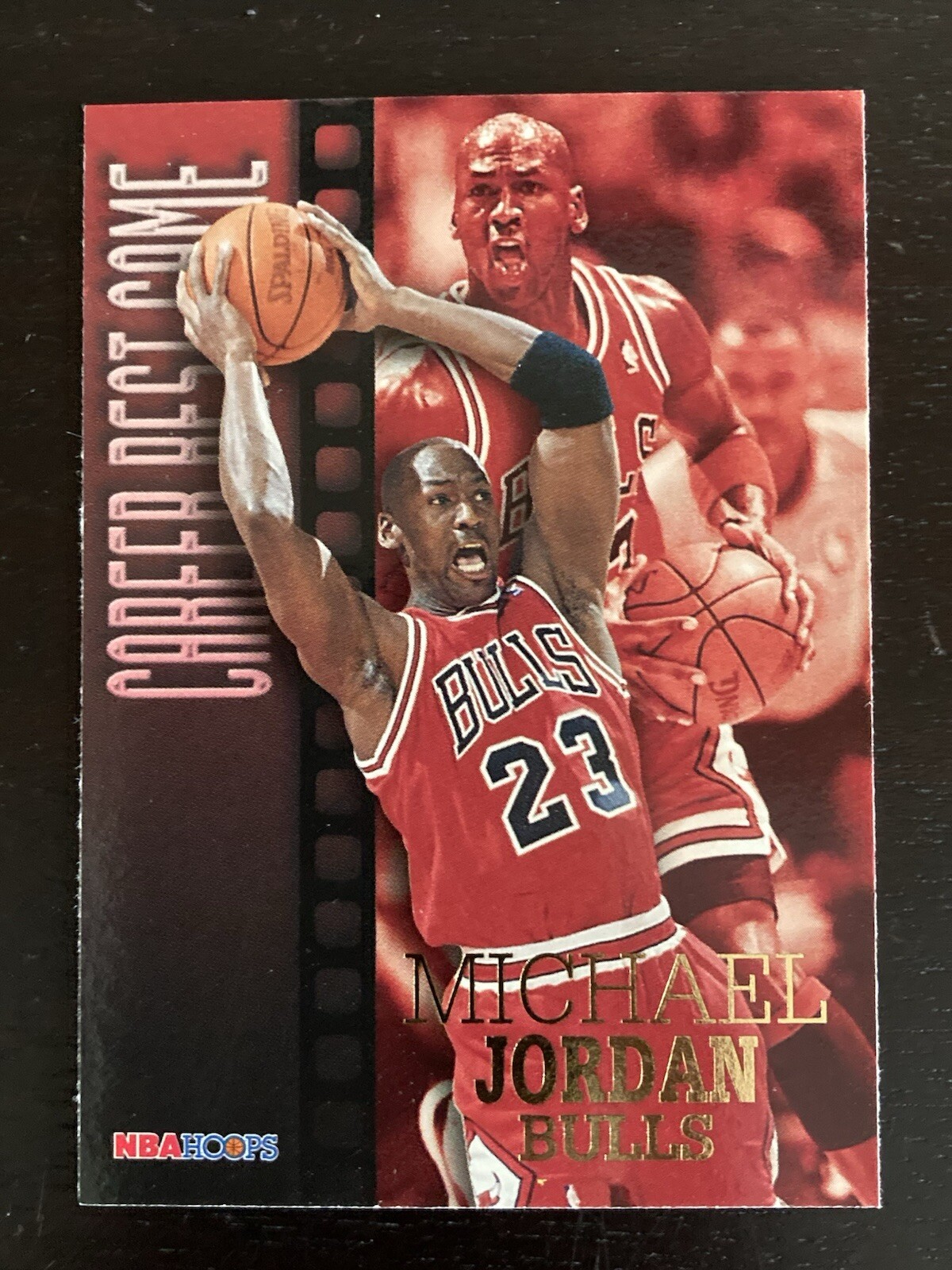 Michael Jordan 1996-97 NBA Hoops Career Best #335 Chicago Bulls