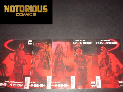 Star Wars Crimson Reign 1-5 Rahzzah Knights of Ren Variant Set Comic Lot Marvel