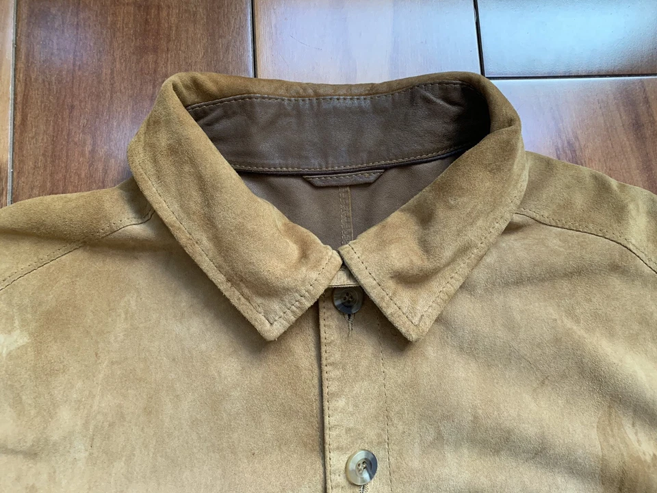 Men’s Gimo’s Suede Jacket Coat Shirt Vintage ! GiMOS - Image 2 of 4
