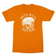 Mental Health Matters Awareness Healthy Mind Saying Nurse Gift Men's T-Shirt
