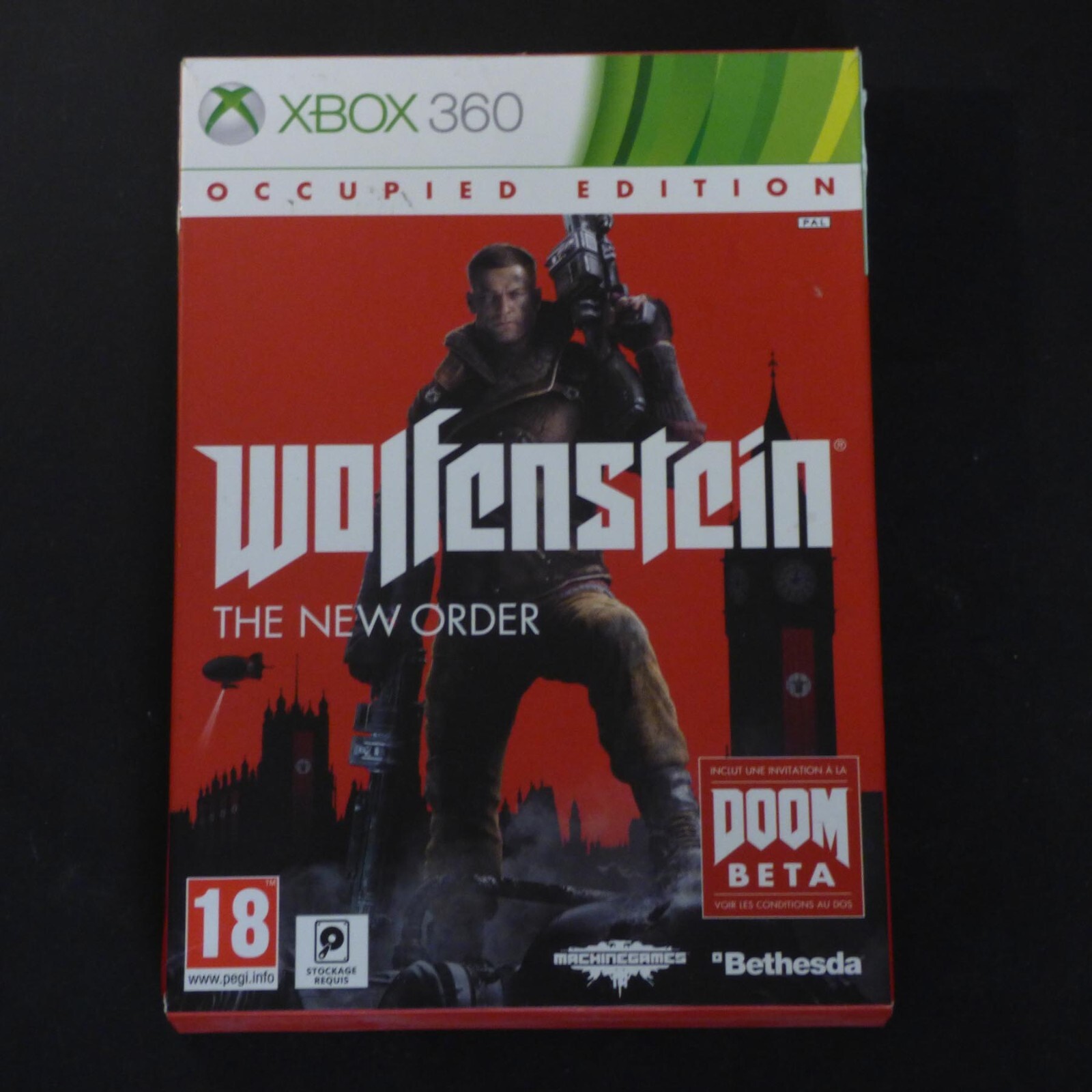 Wolfenstein The new order Occupied Edition Xbox 360 Complet PAL FR