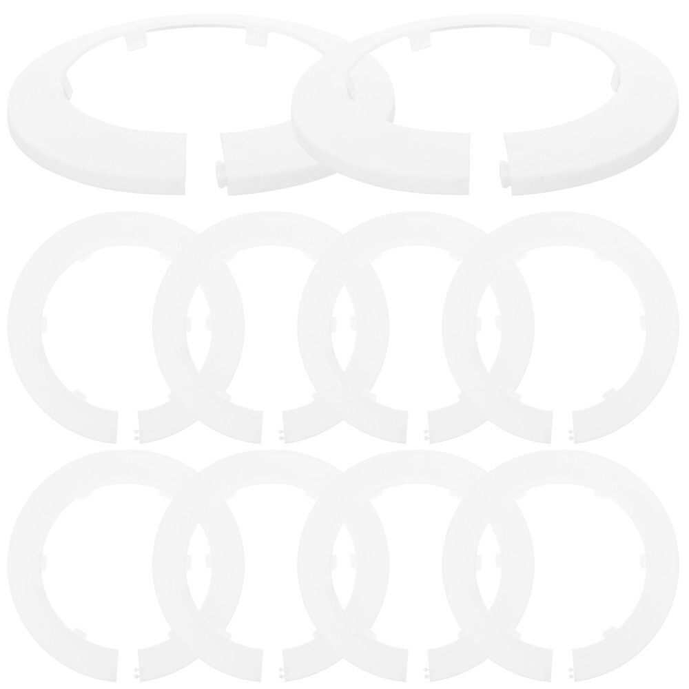 50 Pcs Plumbing Flange Cover Rings Pipe Collar Covers Water eBay