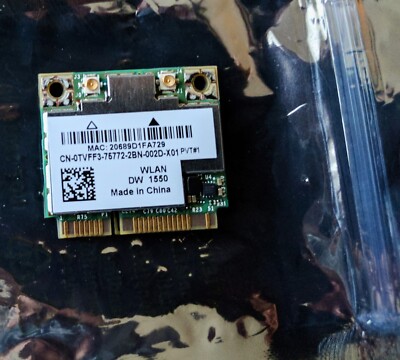 DW 1550 Broadcom Precision Broadcom WiFi Card BlueTooth 4.0 802.11 ac/b/g/n PCIe