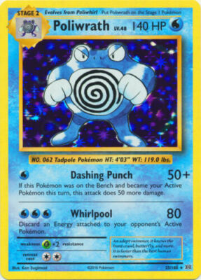 Poliwrath HOLO RARE 25/108 Pokemon XY Evolutions Anniversary