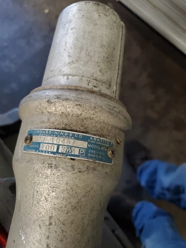 Crouse Hinds APJ-10467 100 AMP, 3 W, 4P plug