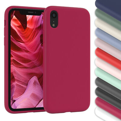 Handyhülle für Apple iPhone XR Hülle Backcover Case Tasche Silikon Cover Schutz