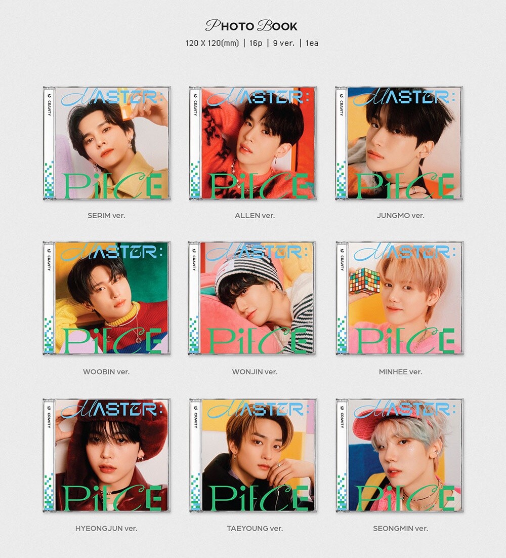 (CD)Master:Piece - Jewel Case - incl. 16pg Photobook, Photocard + Mini-Folded Poster／Cravity CRAVITY 5th Mini Album [MASTER:PIECE] Jewel Ver. CD+16p P